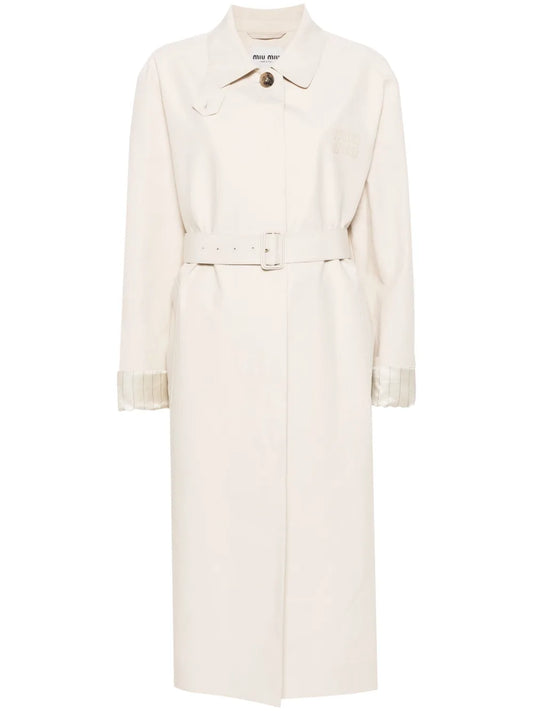 Cotton Single-Breasted Coat