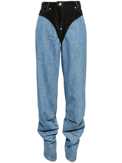 Blue-Panty Tapered Jeans