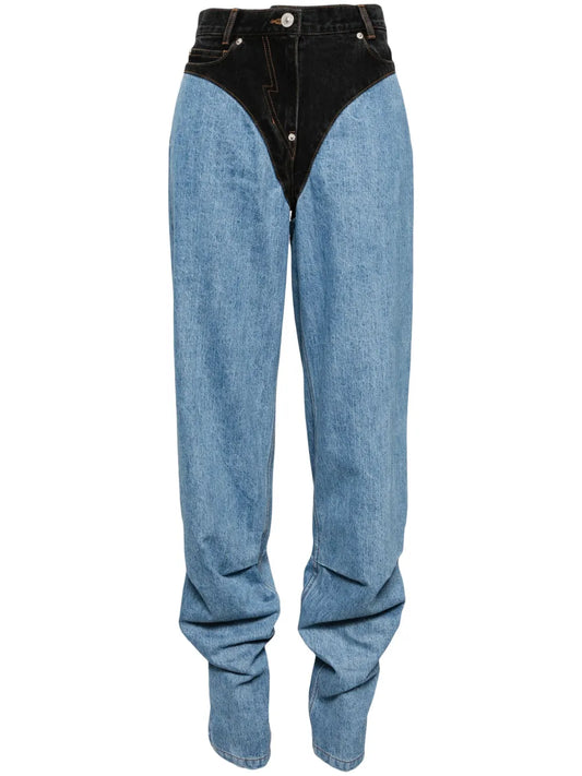 Blue-Panty Tapered Jeans