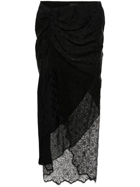 Assymmetric Draped Skirt