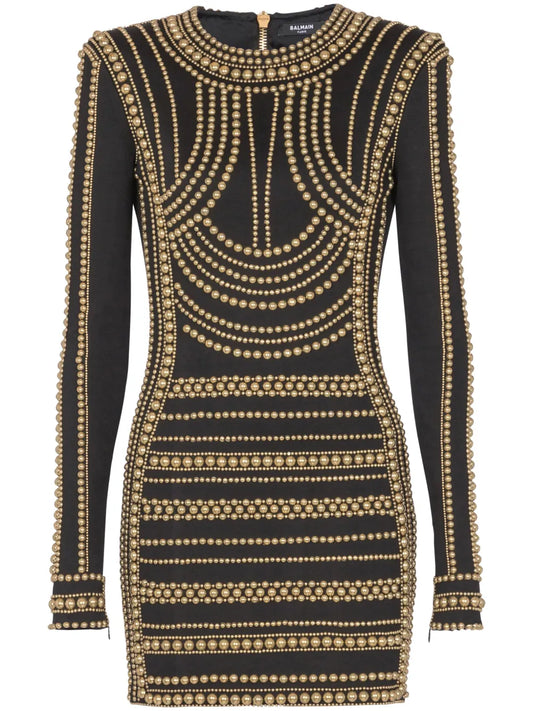 Bead-Embroidered Dress