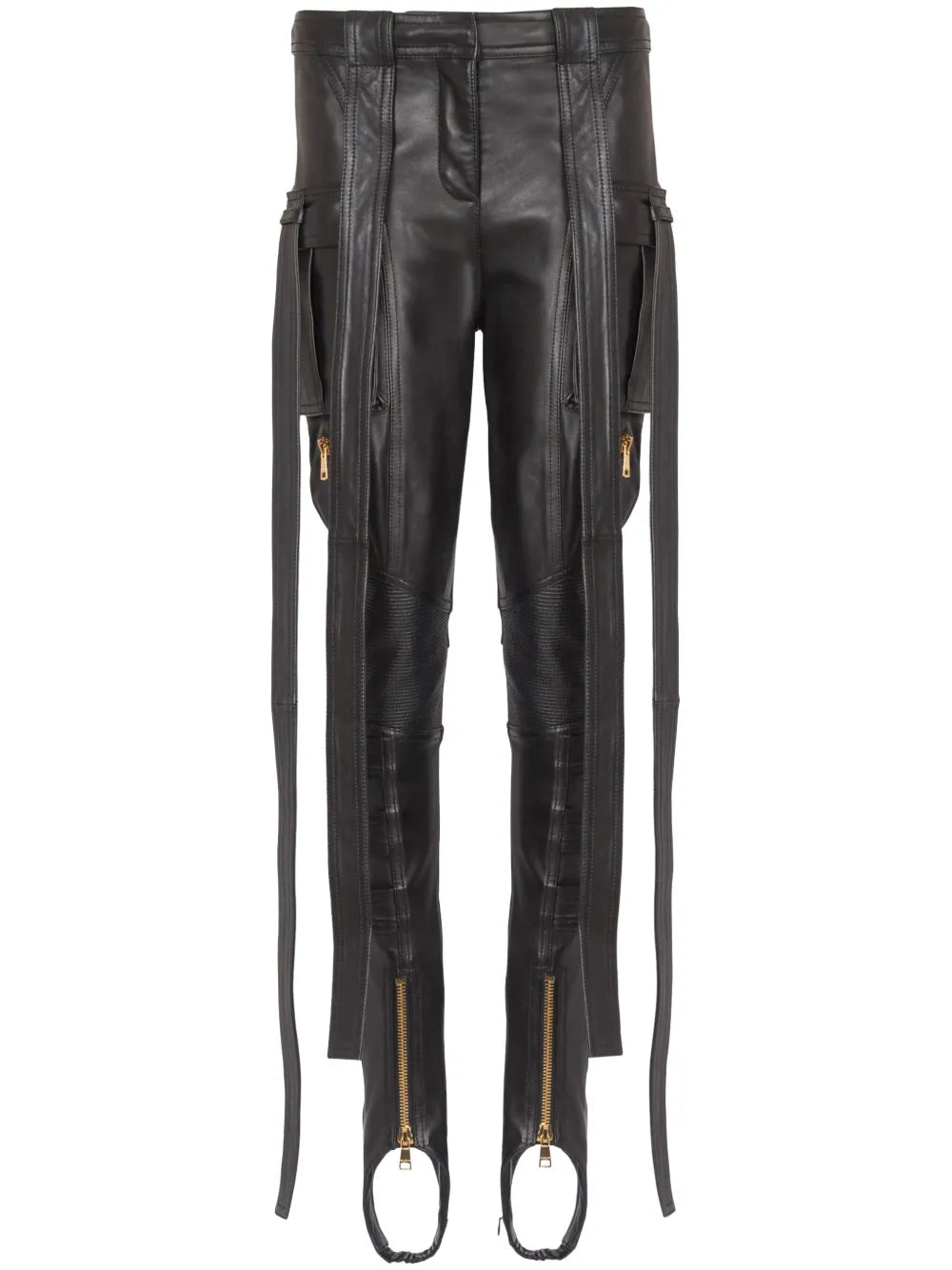 Leather Cargo Trousers