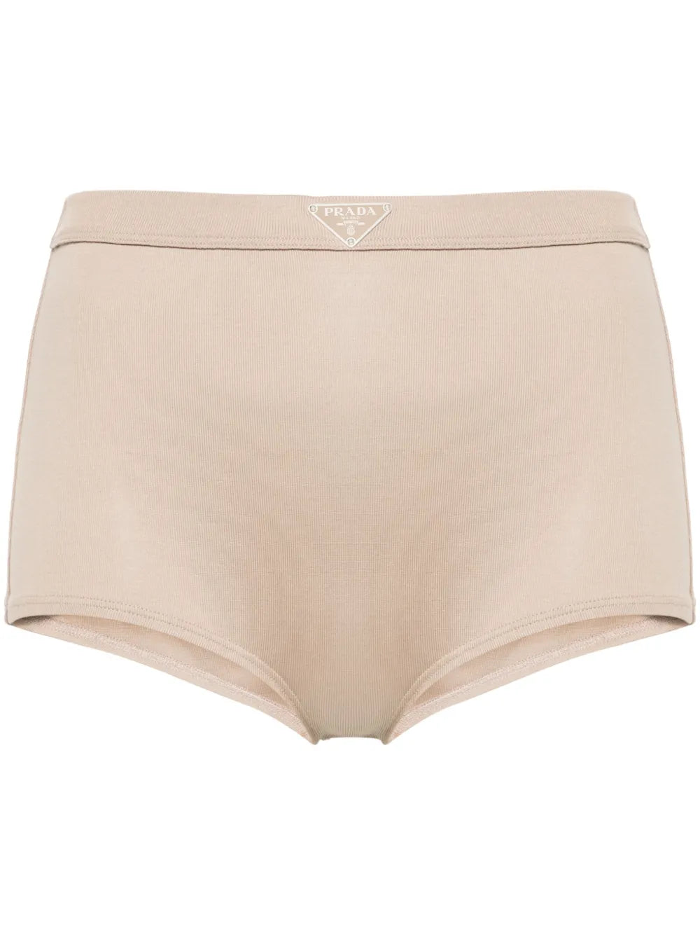 Triangle-Enamel Mini Shorts