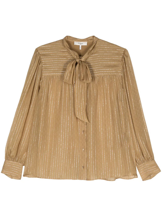 Lurex Silk Blouse