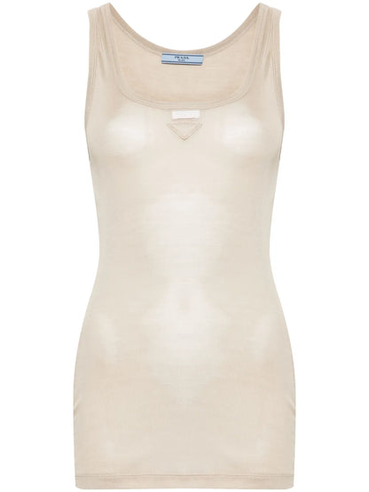 Triangle-Logo Tank Top