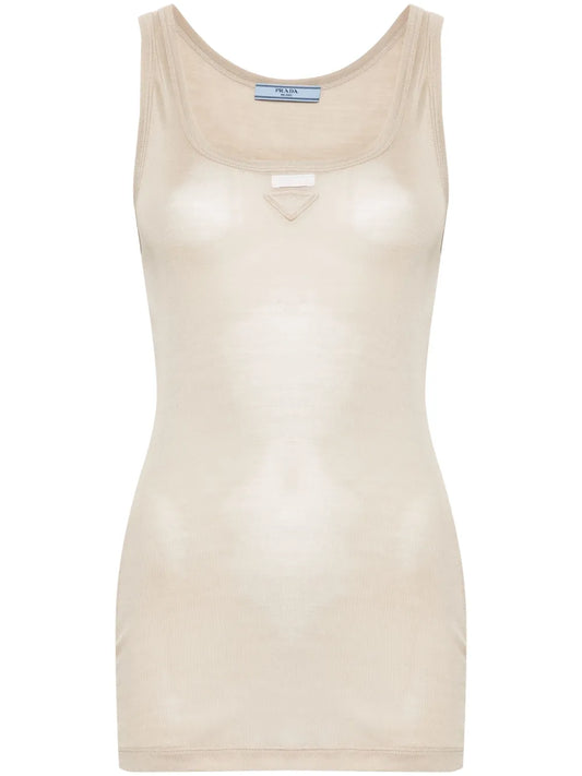 Triangle-Logo Tank Top