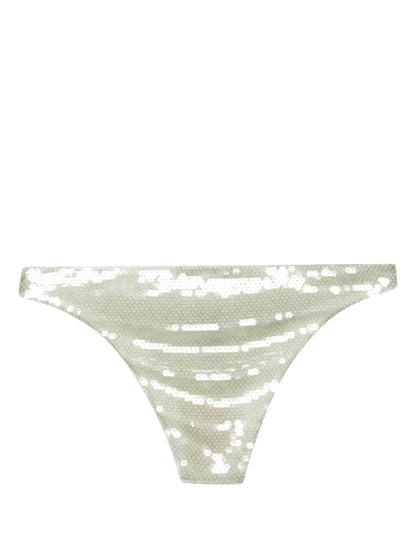 Sequinned Tulle Bikini Bottoms