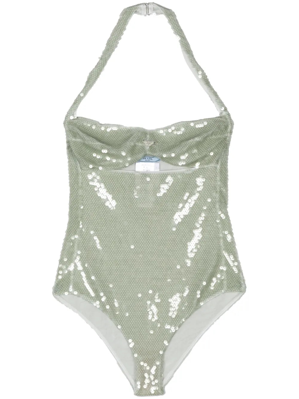 Sequined Tulle Bodysuit