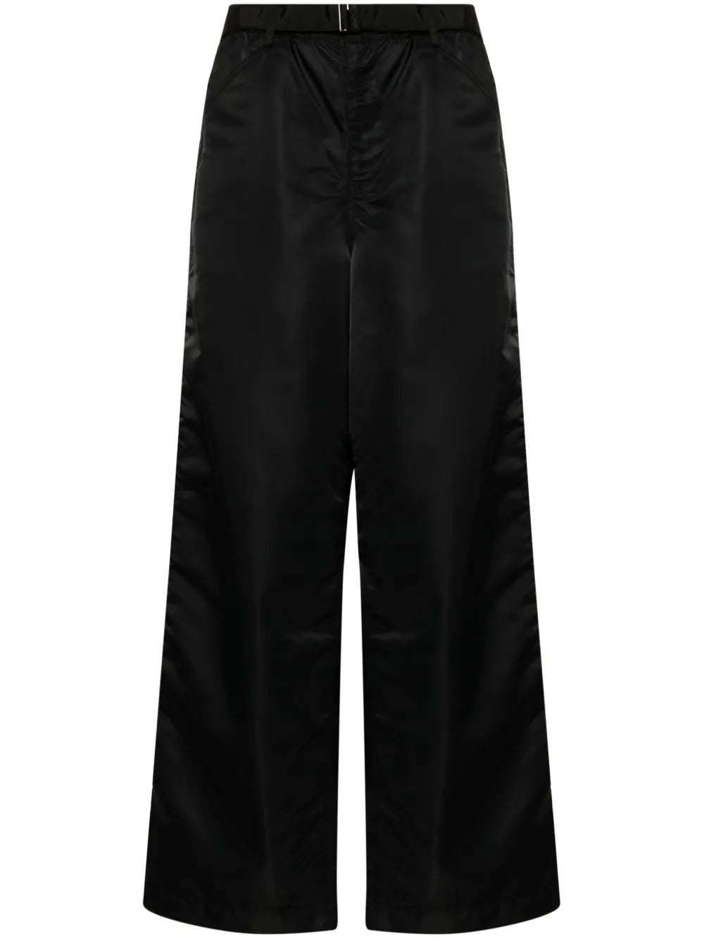 Belted Wide-Leg Trousers