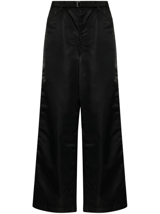 Belted Wide-Leg Trousers