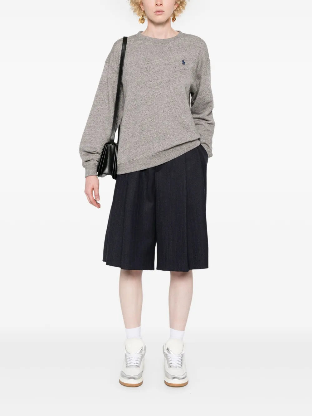 Crew-Neck Jersey Sweatshirt