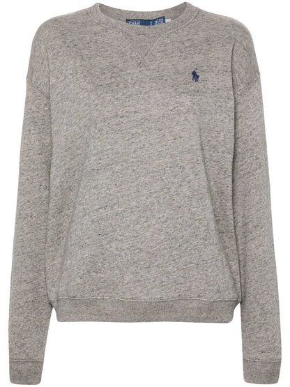 Crew-Neck Jersey Sweatshirt