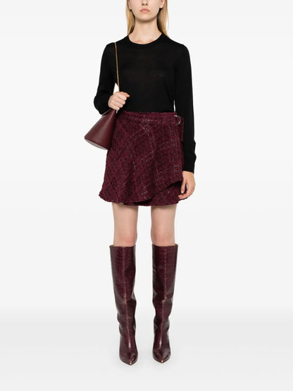 Fine-Knit Wool Blend Jumper