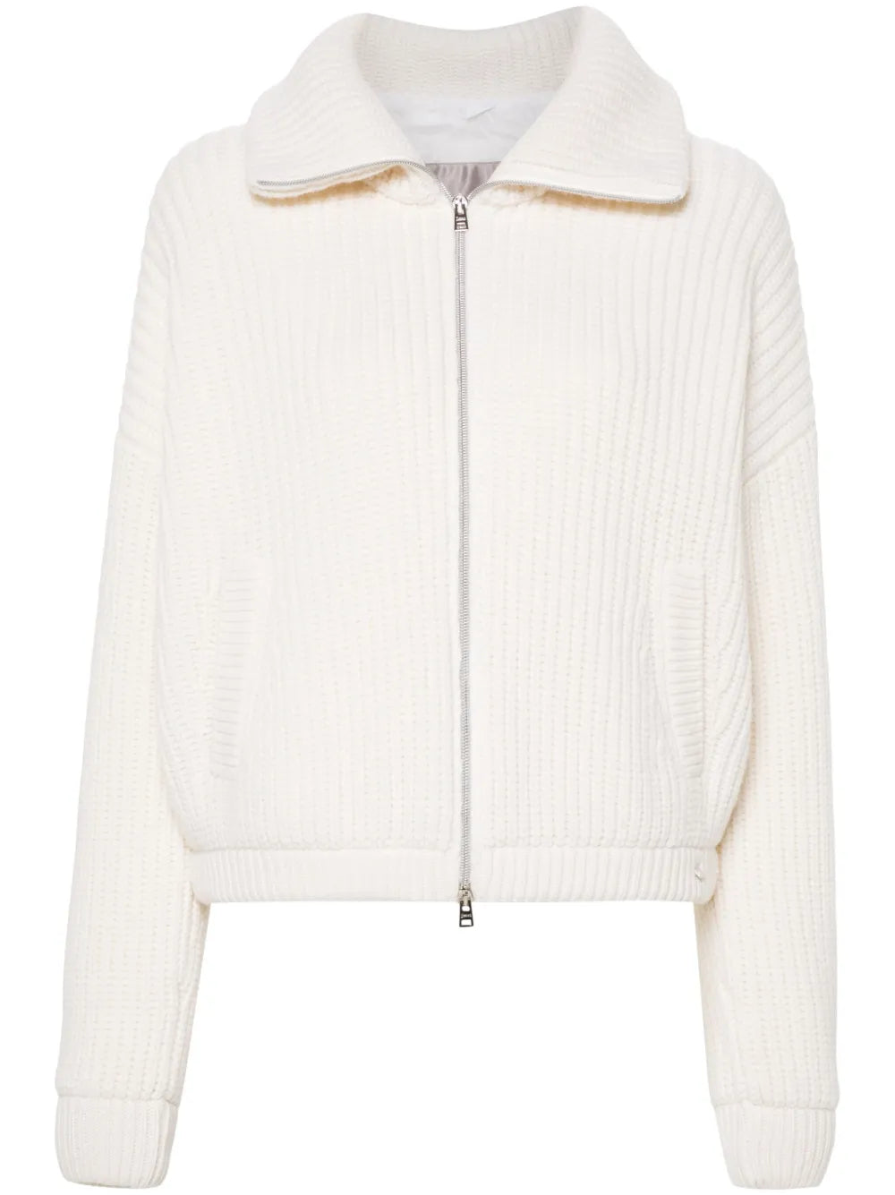 Wool Zipped Cardigan