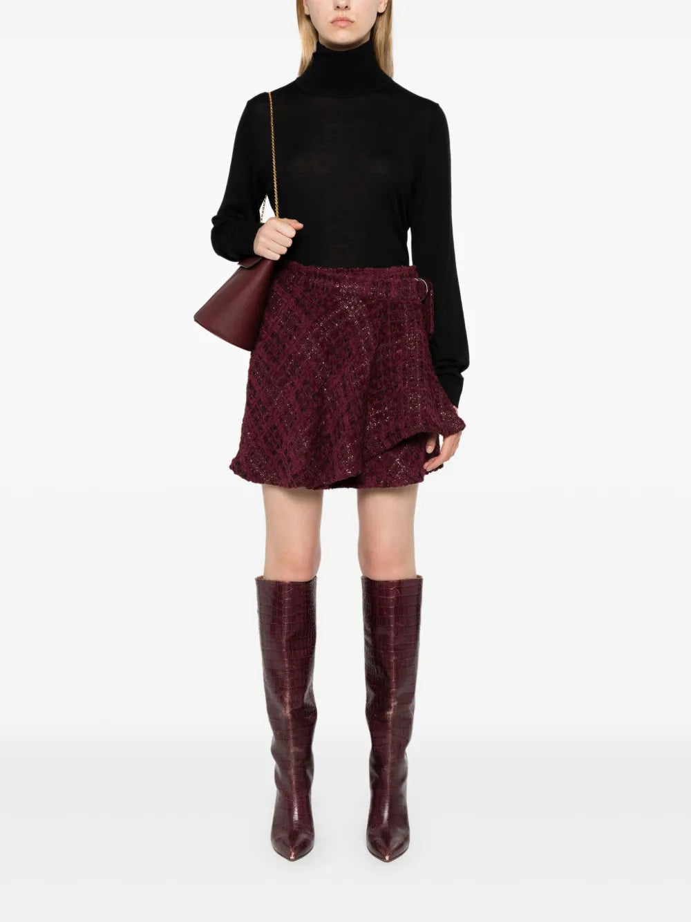 Roll-Neck Fine-Knit Jumper