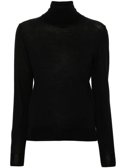 Roll-Neck Fine-Knit Jumper