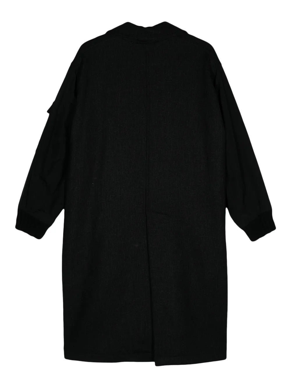 Panelled-Design Wool Coat