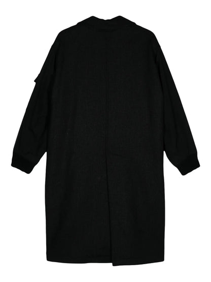 Panelled-Design Wool Coat