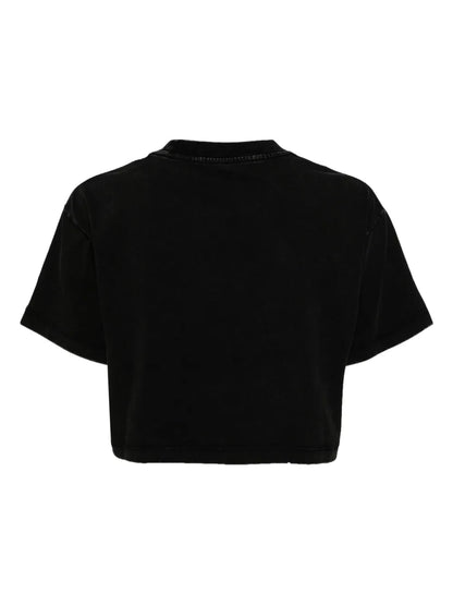Logo-Embroidered Washed T-Shirt
