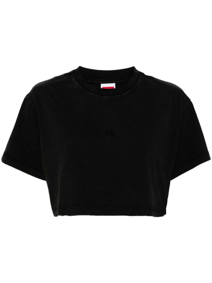 Logo-Embroidered Washed T-Shirt