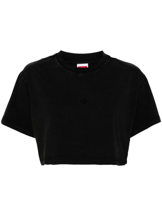 Logo-Embroidered Washed T-Shirt