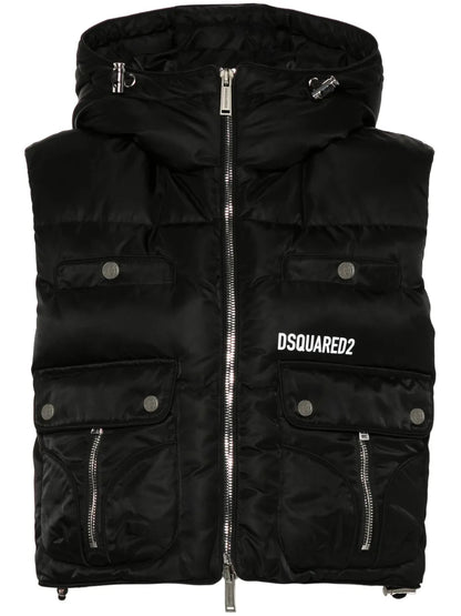 Logo-Print Gilet