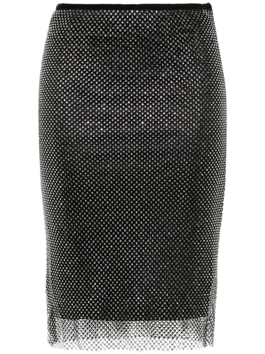 Zinnia Embellished Pencil Skirt