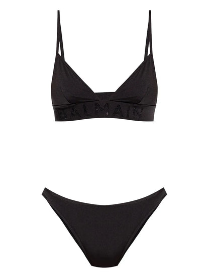 Rhinestone-Embellished Bikini