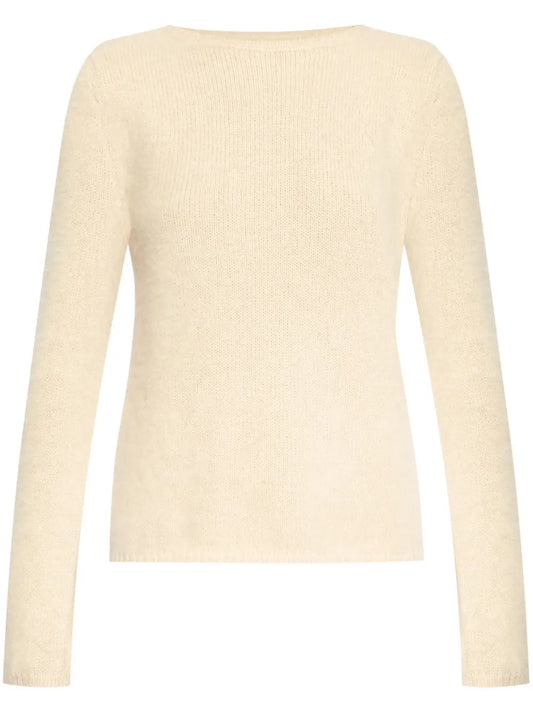 Heart-Detail Knitted Jumper