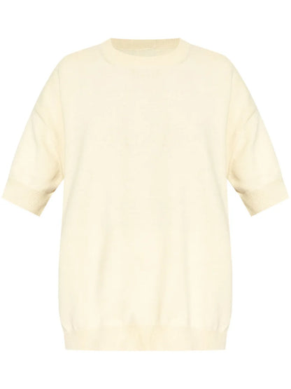 Crew-Neck Knitted T-Shirt