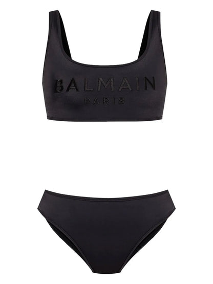 Logo-Embroidered Bikini