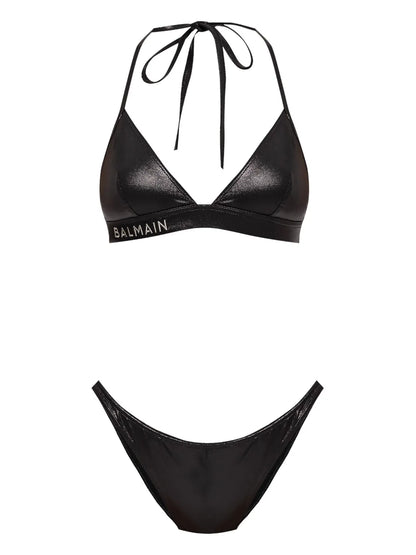 Logo-Embroidered Bikini