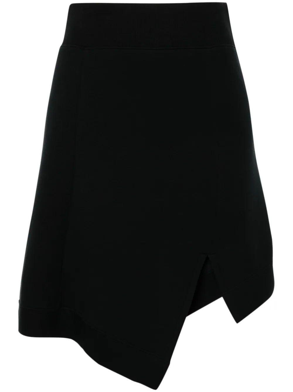 Sponge Sweat Asymmetric Mini Skirt