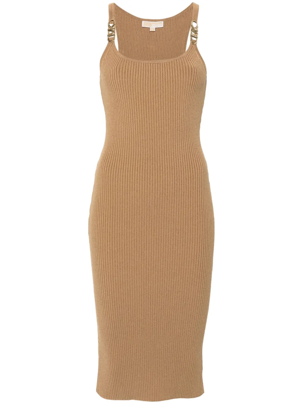 Ribbed-Knit Midi Dress