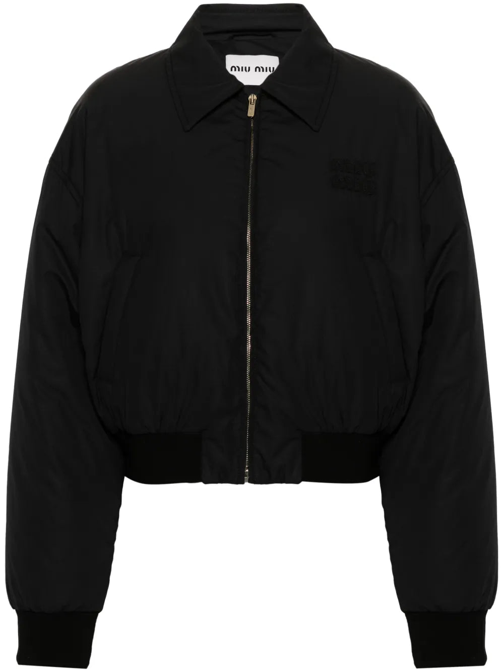Logo-Lettering Puffer Jacket