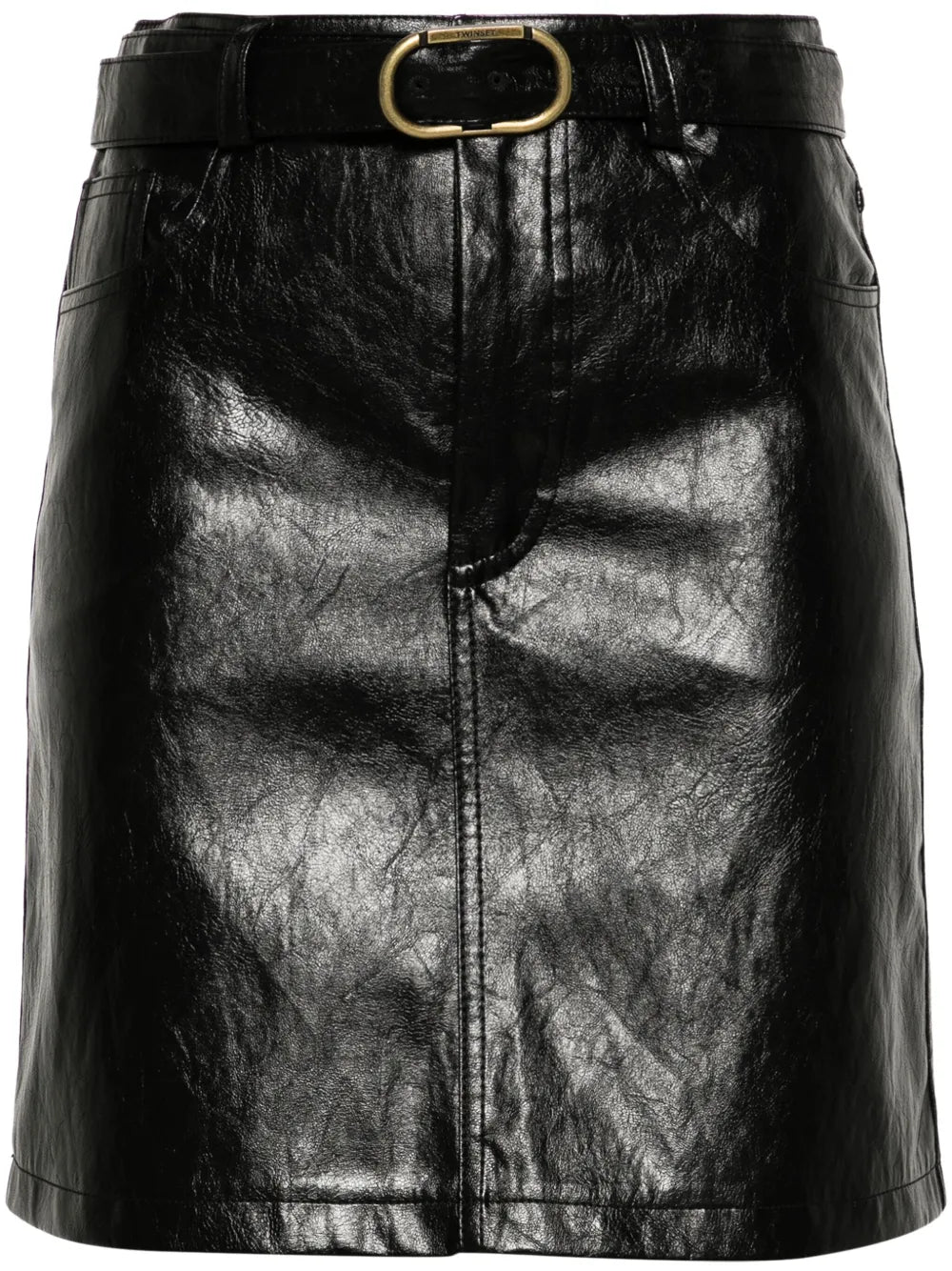 Belted Mini Skirt