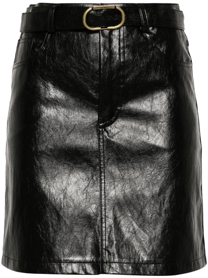 Belted Mini Skirt