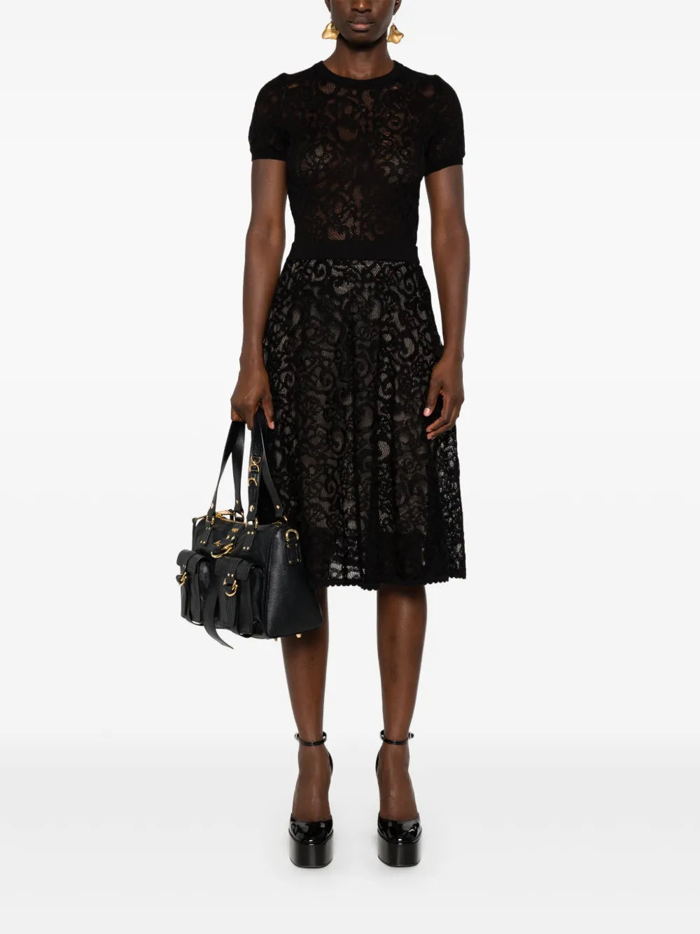 Jacquard Knitted Top