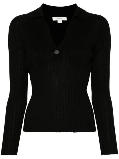 Snap Polo Sweater