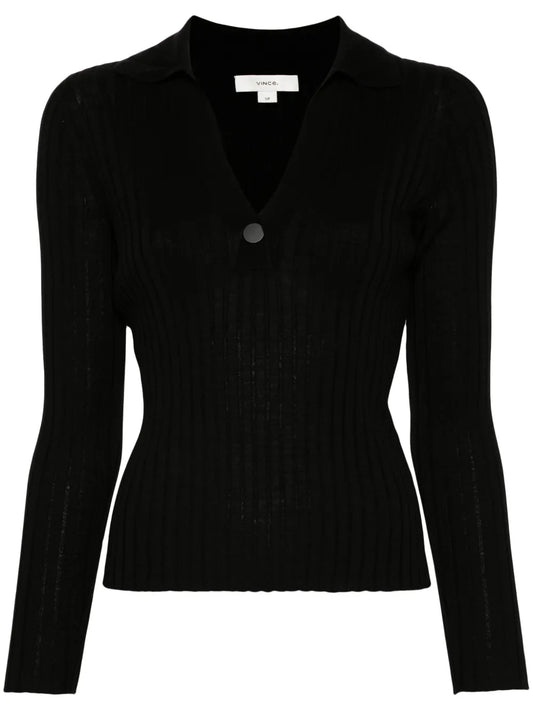Snap Polo Sweater