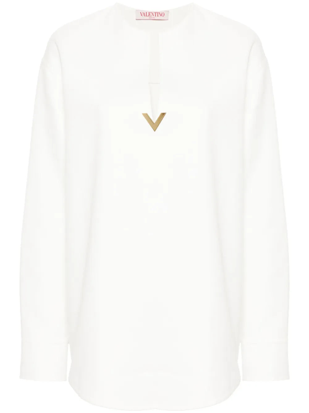 Vgold-Embellished Top