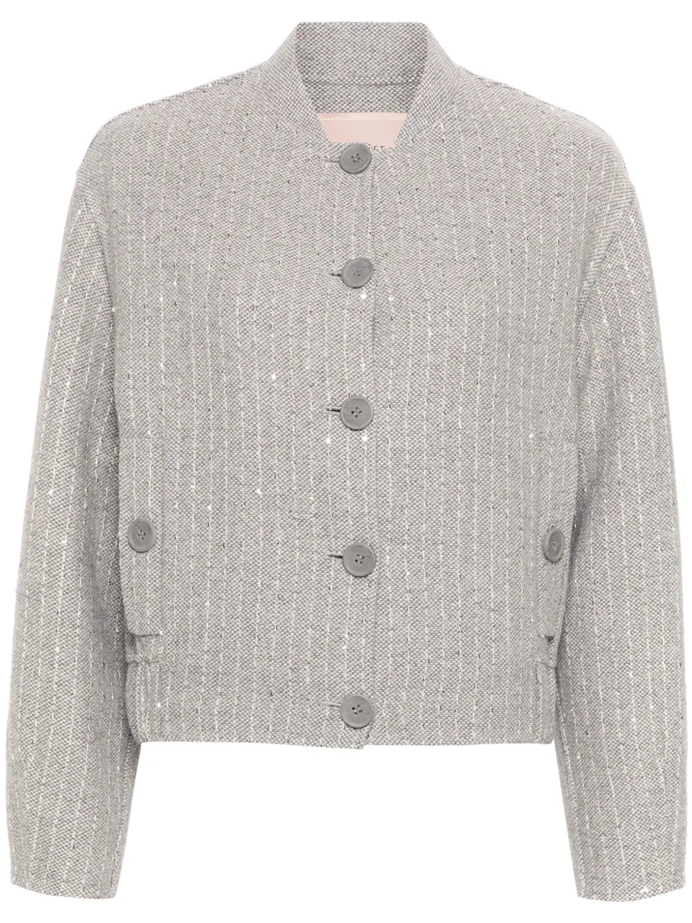 Sequinned Bomber Jacket