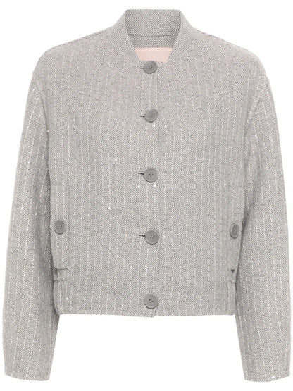 Sequinned Bomber Jacket