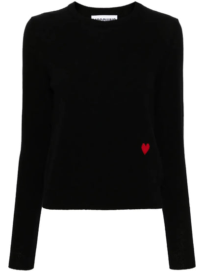 Heart-Motif Sweater