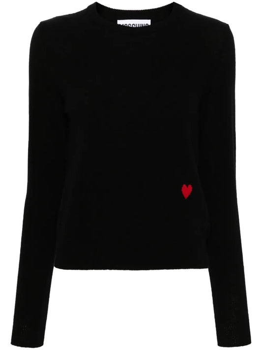 Heart-Motif Sweater