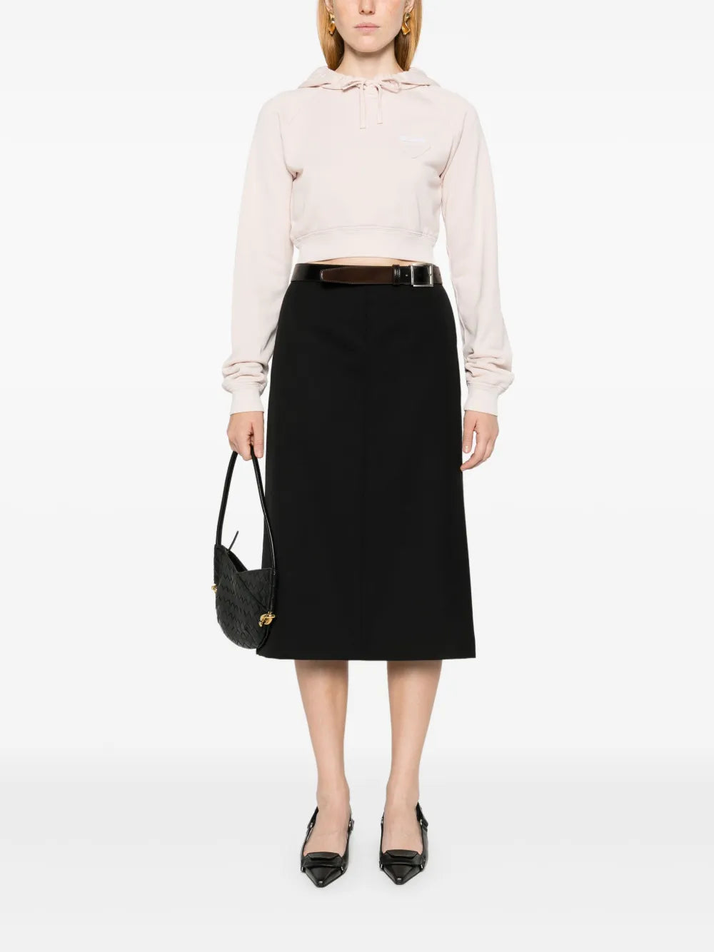 Belted Midi Skirt