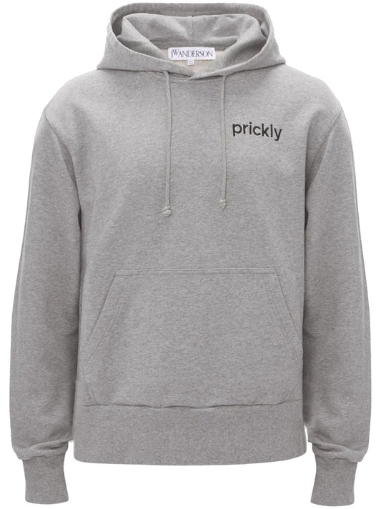 Prickly Slogan-Print Hoodie