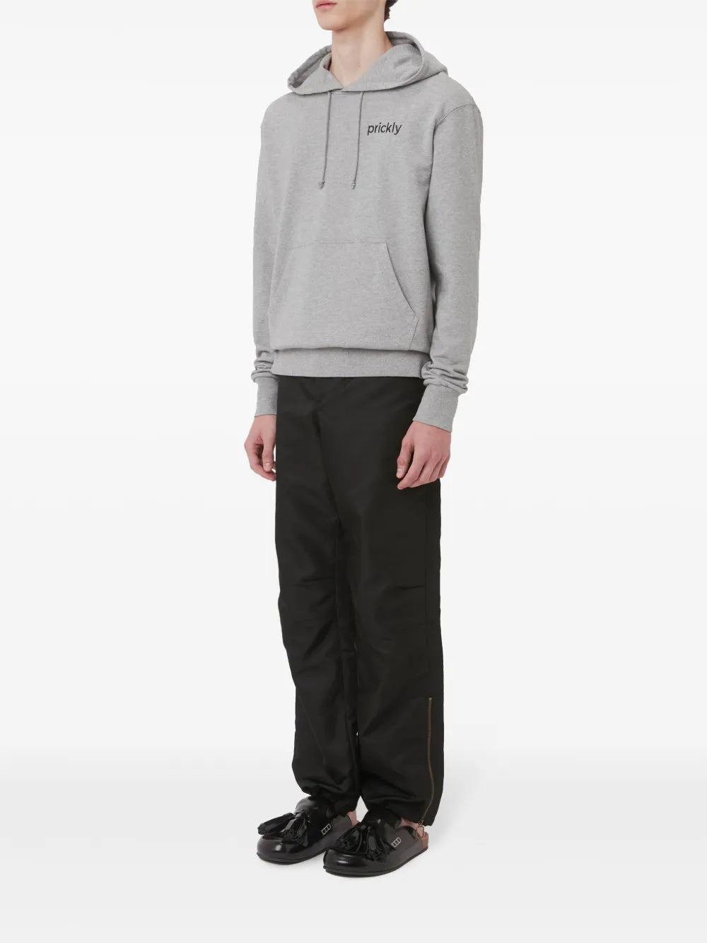 Prickly Slogan-Print Hoodie