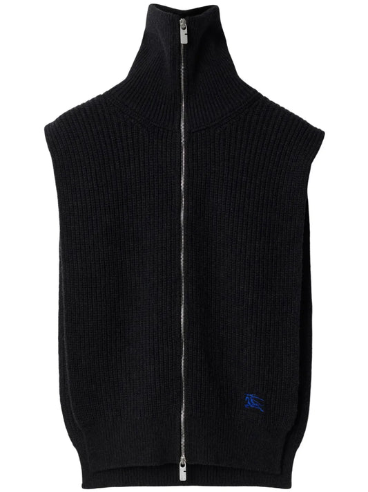 Zip-Up Cashmere Cape