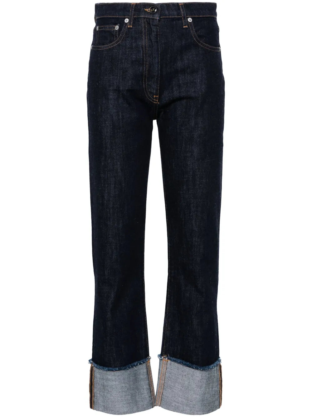 Turn-Up Hem Jeans